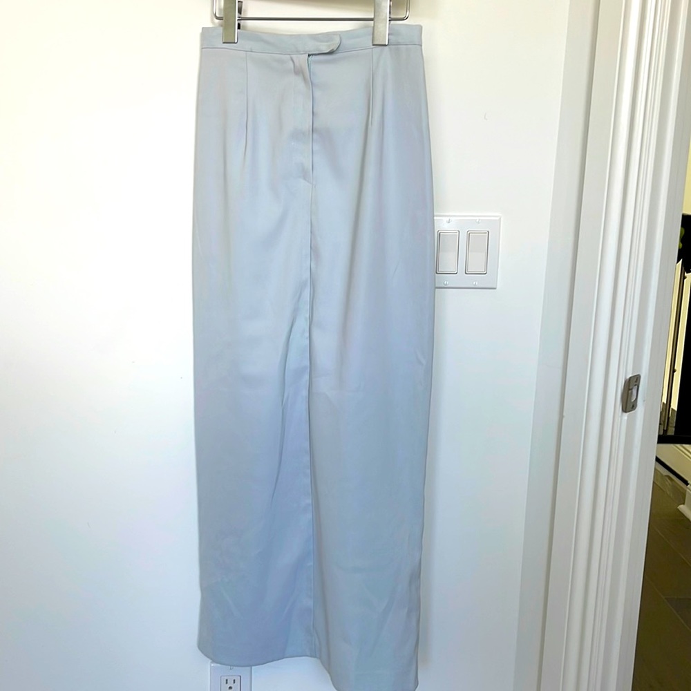 Beautiful baby blue maxi skirt